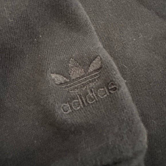 Women’s adidas Black and White Cropped Top Hoodie Size Medium - Picture 7 of 7